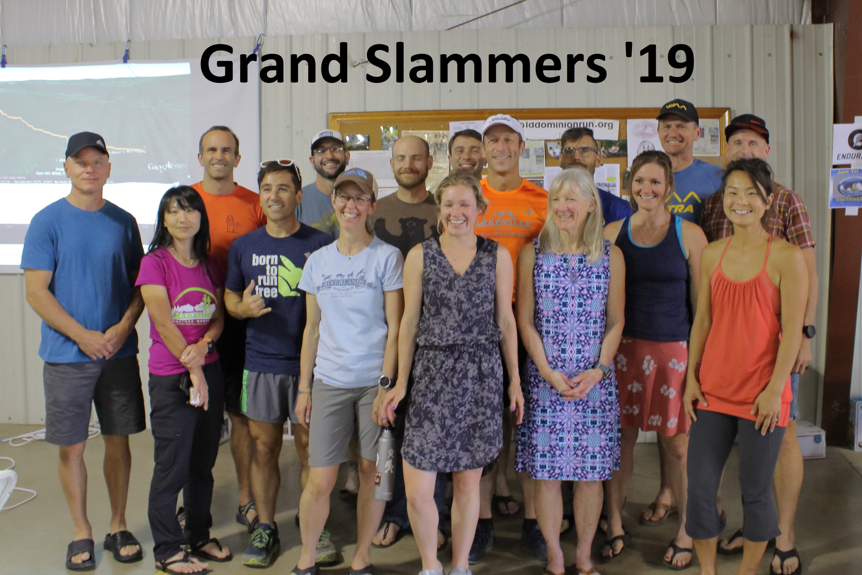 Group photo of the Grand Slammers